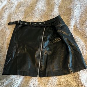 Leather skirt